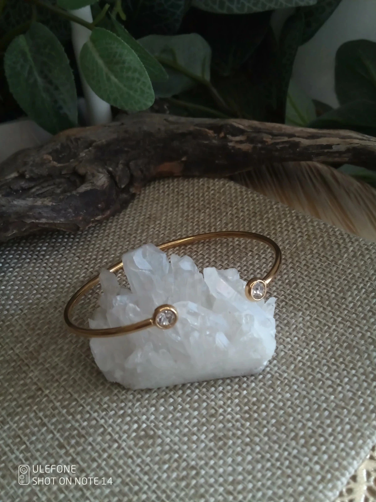 Bracelet acier et zircons – photo 2